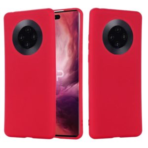 For Huawei Mate 40 Pure Color Liquid Silicone Shockproof Full Coverage Case(Red) (OEM)