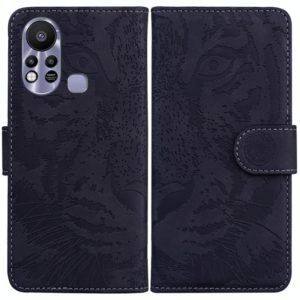 For Infinix Hot 11s X6812 Tiger Embossing Pattern Horizontal Flip Leather Phone Case(Black) (OEM)