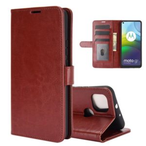 For Motorola Moto G9 Power R64 Texture Single Horizontal Flip Protective Case with Holder & Card Slots & Wallet& Photo Frame(Brown) (OEM)