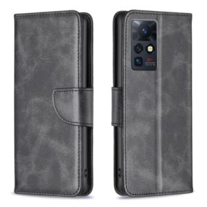 For Infinix Zero X / X Pro Lambskin Texture Leather Phone Case(Black) (OEM)