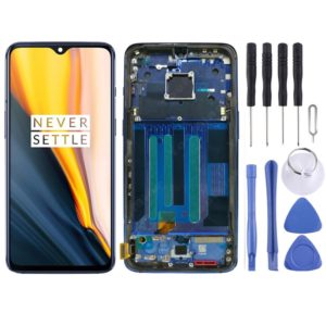 For OnePlus 7 Digitizer Full Assembly with Frame OEM LCD Screen(Blue) (OEM)