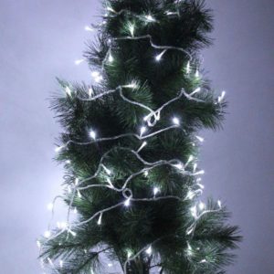 30m Waterproof IP44 String Decoration Light, For Christmas Party, 300 LED, White Light with 8 Functions Controller, 220-240V, EU Plug (OEM)