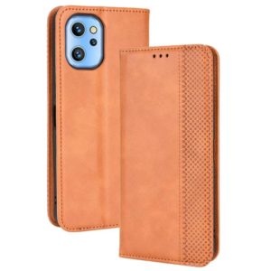For UMIDIGI A13 / A13 Pro / A13S Magnetic Buckle Retro Crazy Horse Leather Phone Case(Brown) (OEM)