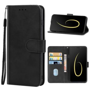 Leather Phone Case For Infinix Note 6(Black) (OEM)