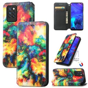 For Infinix Note 10 Pro Colorful Magnetic Horizontal Flip PU Leather Case with Holder & Card Slot & Wallet(Colorful Cloud) (OEM)