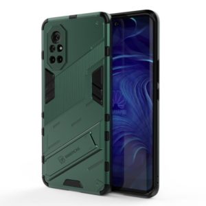 For Huawei Nova 8 Punk Armor 2 in 1 PC + TPU Shockproof Case with Invisible Holder(Green) (OEM)