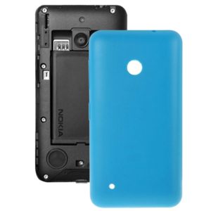 Solid Color Plastic Battery Back Cover for Nokia Lumia 530/Rock/M-1018/RM-1020(Blue) (OEM)