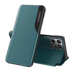For Honor X8 2022 / X30i / Play6T Pro Attraction Flip Holder Leather Phone Case(Green) (OEM)