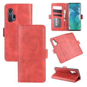 For Motorola Edge+ Dual-side Magnetic Buckle Horizontal Flip Leather Case with Holder & Card Slots & Wallet(Red) (OEM)