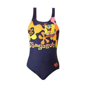 Arena Girl Swimwear Sponge Jr One Piece, Χρώμα Μπλε