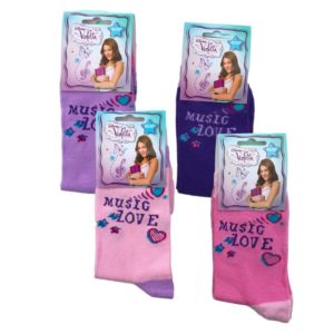 Παιδικές Κάλτσες ΣΕΤ 4ζευγ Violetta, Χρώμα Πολύχρωμο