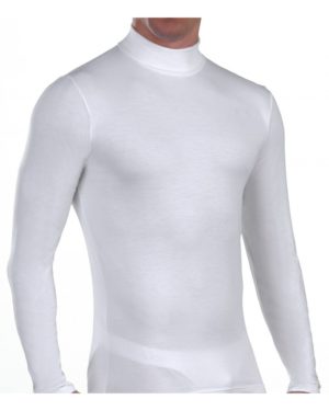 Lord Ανδρική Μπλούζα ζιβάγκο, μακρύ μανίκι, Χρώμα Λευκό