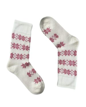 Lord Γυναικεία Χειμερινή Κάλτσα χρωματιστή, Χρώμα Κρεμ-Ιβουαρ