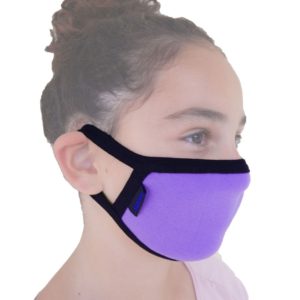 Lord Παιδική Bαμβακερή Προστατευτική Μάσκα, Χρώμα Μωβ