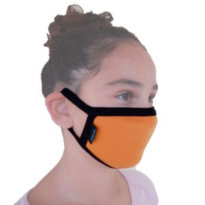 Lord Παιδική Bαμβακερή Προστατευτική Μάσκα, Χρώμα Πορτοκαλί