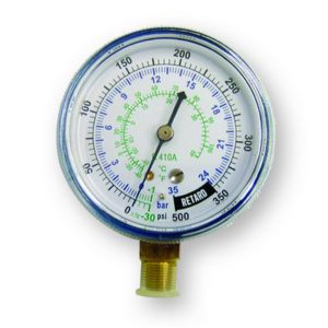 Μανόμετρο Χαμηλής Πίεσης για Φρέον / R410 / 500psi