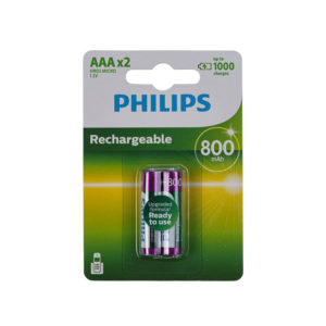 Μπαταρίες Επαναφορτιζόμενες Philips AAA / 800 mAh / 2 τεμ