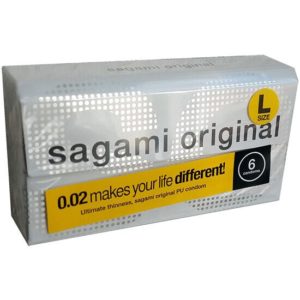 Sagami Original 0.02 L-size (2nd generation) 58mm 6 s Pack PU Condom