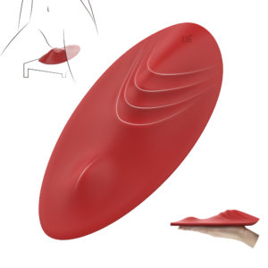 Erotic Pad Stimulator 9 Vibration Modes Silicone USB Red