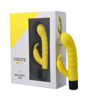 FLUO SILICONE RECHARGEABLE RABBIT VIBRATOR