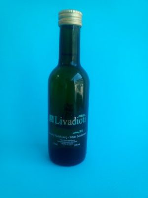 Κρασί Κτήμα Livadioti Λευκός Οίνος Ημίγλυκος 187ml
