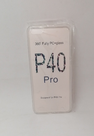 Θήκη 360o Fully PC+glass Huawei P40 Pro Διάφανο (OEM)