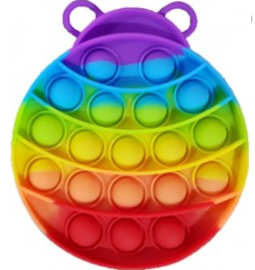 Pop It Παιχνίδι ΑντιΣτρες - Bubble ουρανιο-τοξο Εντομο (oem)(bulk)
