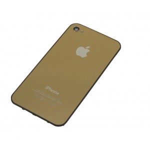 iPhone 4 πίσω καπάκι με frame Μετταλικό Χρυσό