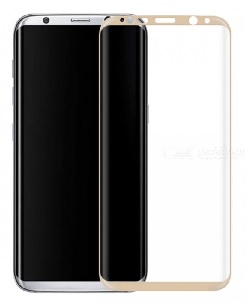 Samsung Galaxy S8 Plus G955F - Προστατευτικό Οθόνης Tempered Glass Full Screen Protector Χρυσό (OEM)