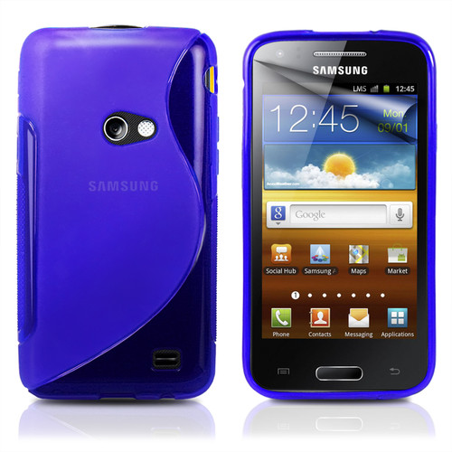 Samsung Galaxy Beam i8530 Θήκη Σιλικόνης TPU Gel Μπλέ (ΟΕΜ)