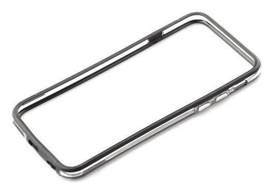 Θήκη Stylish Protective Bumper Frame για iPhone 6 4.7 - Μαύρο / Διάφανο (OEM)
