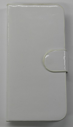 iPhone 5/5s -Δερμάτινη Θήκη Πορτοφόλι Glossy Λευκό (OEM)