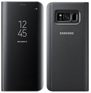 Θήκη Clear View για Samsung Galaxy S8 PLUS Μαύρο (ΟΕΜ)