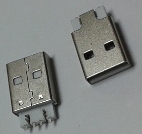 Laptop USB Port Socket Plug Motherboard αρσενικό βύσμα λευκό 4 pin (BULK) (OEM)