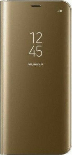 Θήκη Clear View για Samsung Galaxy S8 Χρυσό (ΟΕΜ)
