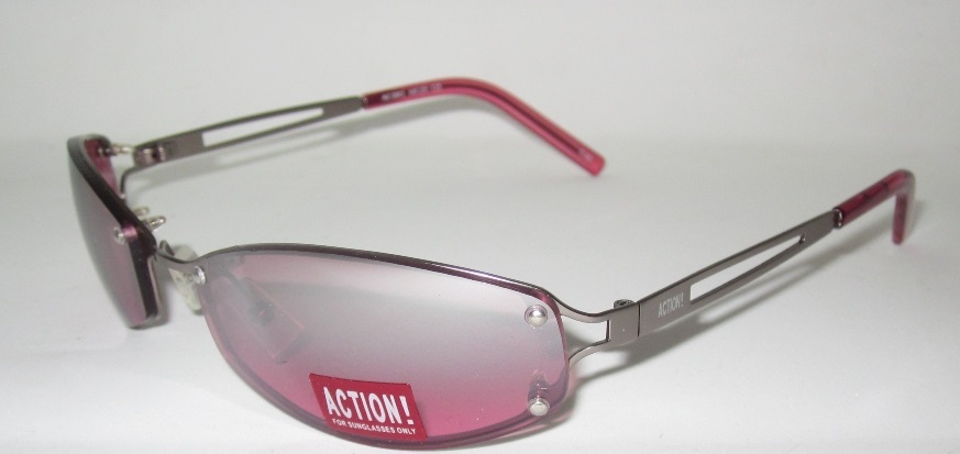 Γυαλιά ήλιου Action AC2003 60 20-125 με ροζ φακούς και μεταλλικό σκελετό (OEM)