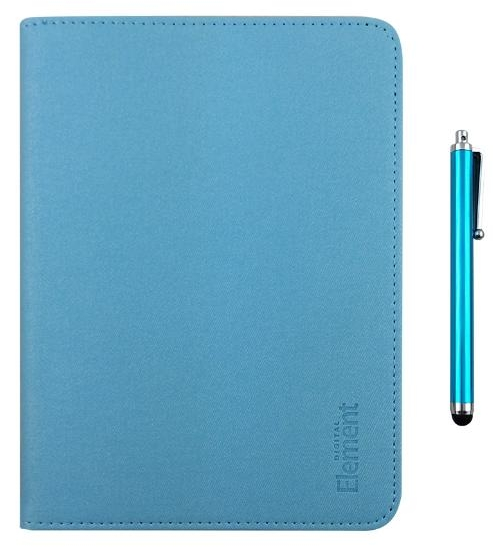 Element+Pen TAB-90B Foldable Leather Case + Pen for tablet 9 Light Blue