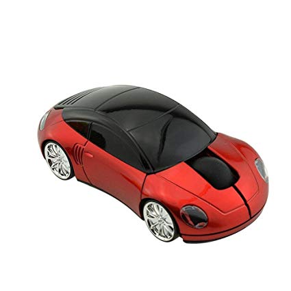 Ασύρματο ποντίκι αυτοκίνητο σε κόκκινο χρώμα (OEM)