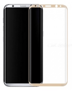 Samsung Galaxy S8 G950F - Προστατευτικό Οθόνης Tempered Glass Full Screen Protector Χρυσό (OKMORE)
