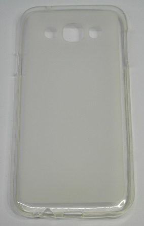 Samsung Galaxy E5 (SM-E500) - Θήκη TPU GEl Διαφανής Λευκό (OEM)