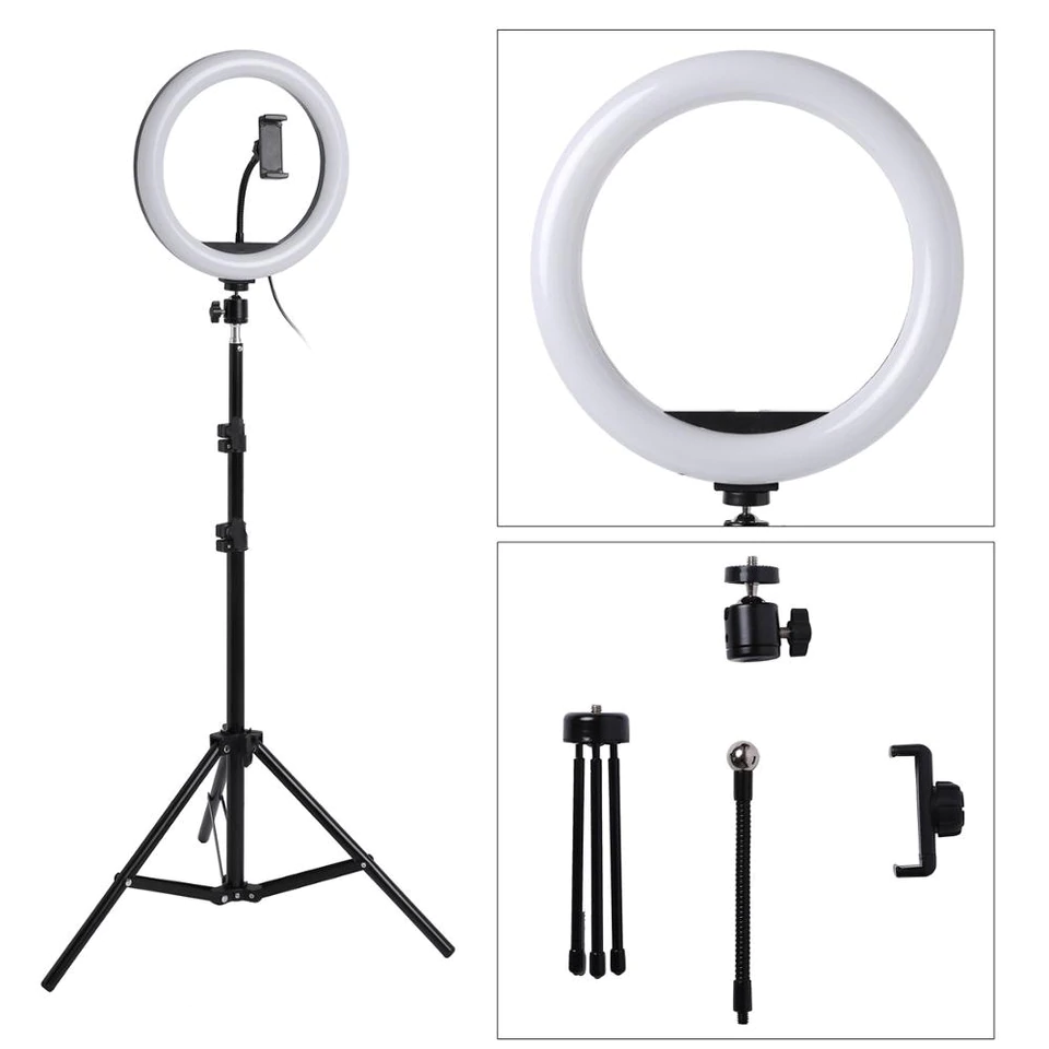 Ring Fill Light 26CM With Phone Clip