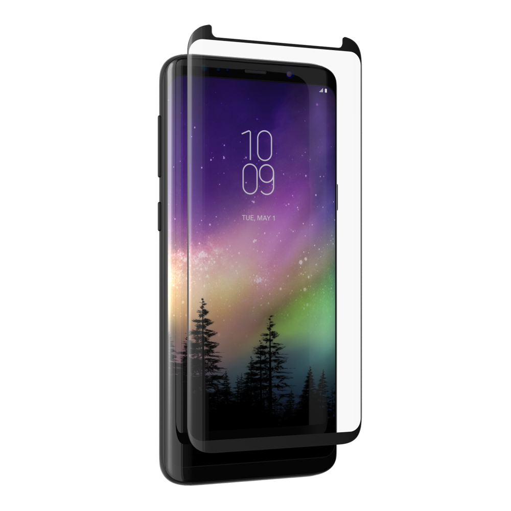 Προστατευτικό glass οθόνης ZAGG Glass Curve invisibleSHIELD Screen Glass Curved Precision Fit Protector για Samsung Galaxy S9+ (Plus) SM-G965F - Black