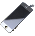 iPhone 5 Complete Lcd And Digitizer With Frame in Silver With Home Button