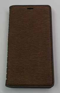 Δερμάτινη Θήκη Πορτοφόλι Με Πίσω Κάλυμμα Σιλικόνης για Sony Xperia Z3 Καφέ (OEM)