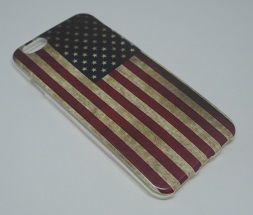 Θήκη TPU Gel για Apple iPhone 6 4.7 Σημαία Αμερικής (ΟΕΜ)
