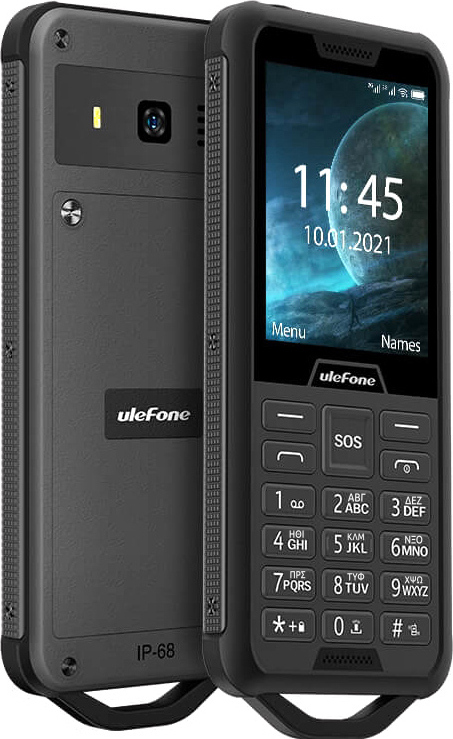 Ulefone Armor Mini 2 Dual SIM Ανθεκτικό Κινητό με Κουμπιά (Αγγλικό Μενού) Dark Gray