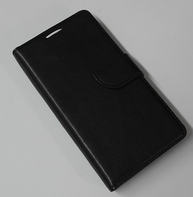 Δερμάτινη Θήκη Πορτοφόλι για Alcatel One Touch M Pop (OT5020D) Μαύρο (OEM)