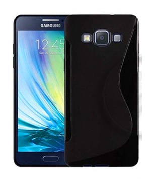 Samsung Galaxy E5 (SM-E500) - Θήκη TPU GEl S-Line Μαύρο (OEM)