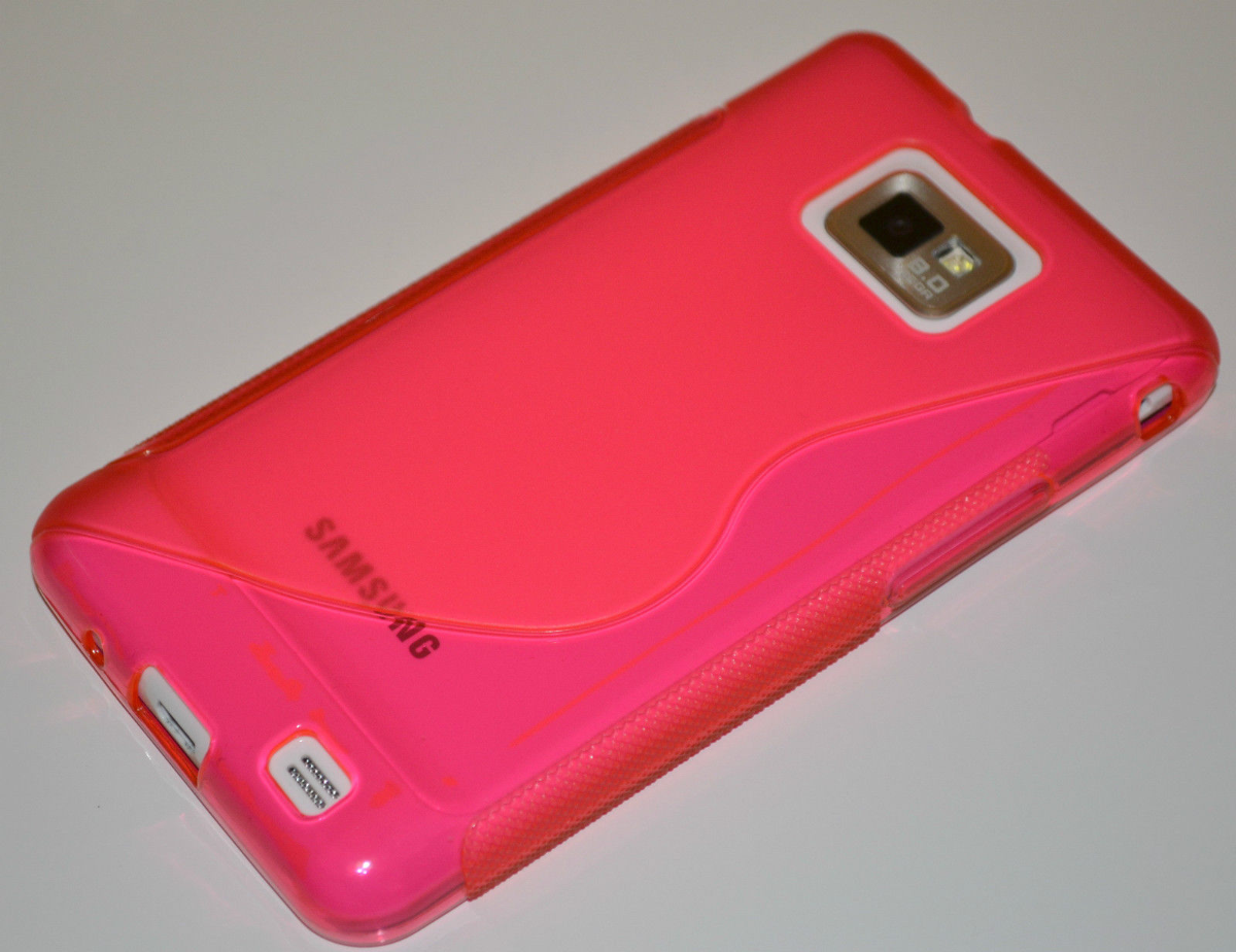 Samsung Galaxy s II i9100 / Plus i9105 - Θήκη TPU Gel S-Line Ρόζ (OEM)