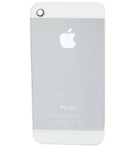 iPhone 4 Πίσω Καπάκι με frame iPhone 5 Lookalike - Άσπρο